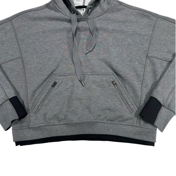 Athleta Recover Hoodie Size Small Black Gray Style 599655 - Picture 11 of 16